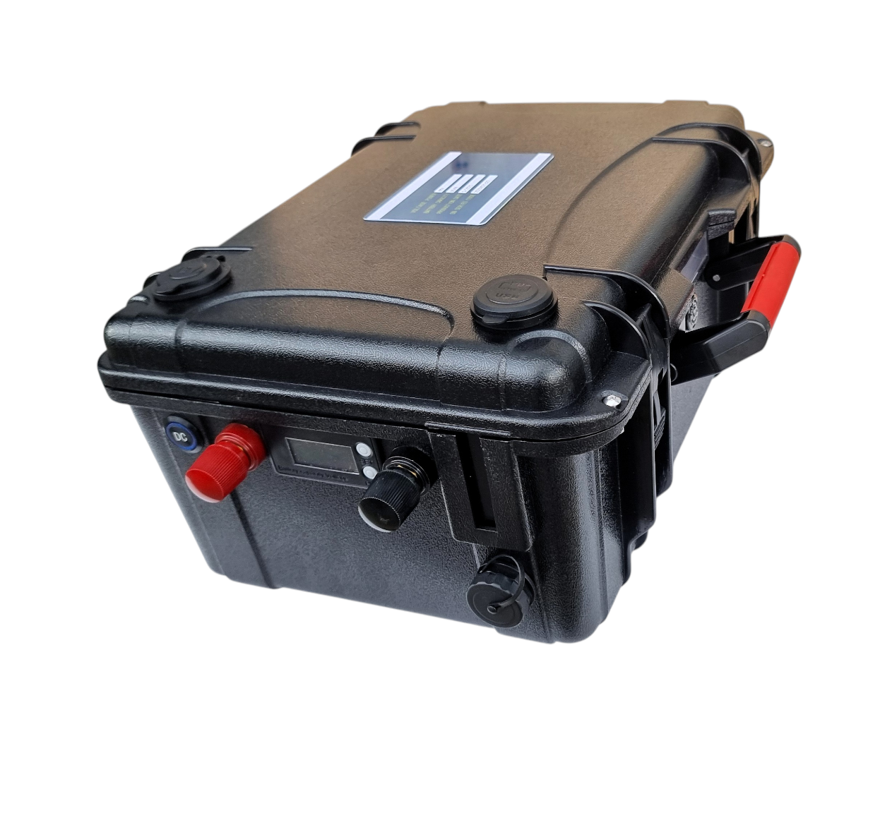 Li-Ion NMC nešiojamas lauko akumuliatorius (60Ah – 48V) su Bluetooth funkcija