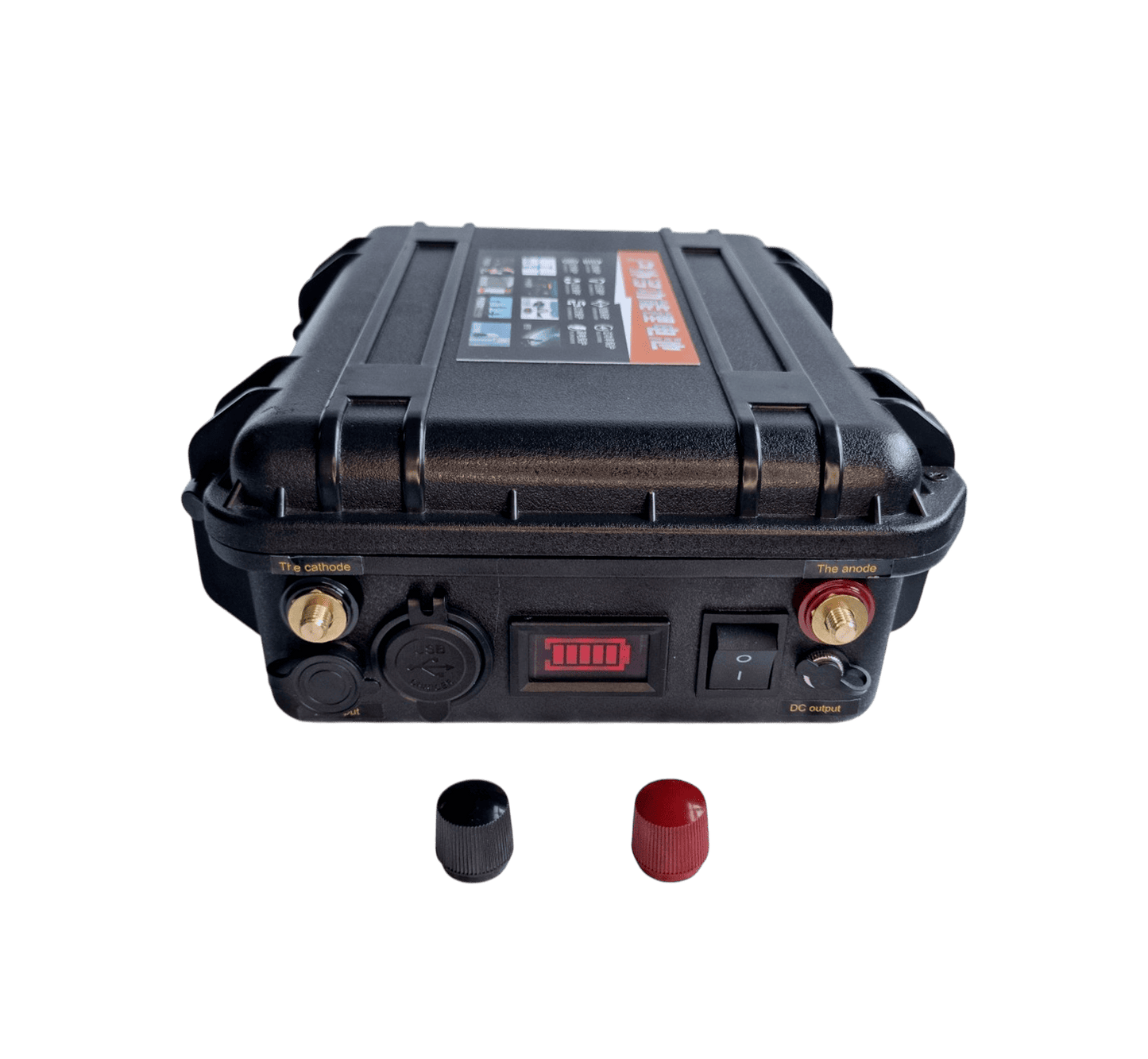 Li-ion NMC nešiojamas lauko akumuliatorius (60Ah – 12V)