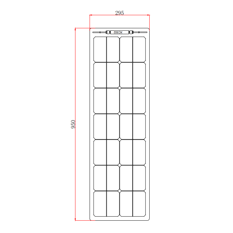Solar panel SG-TF-S-50W