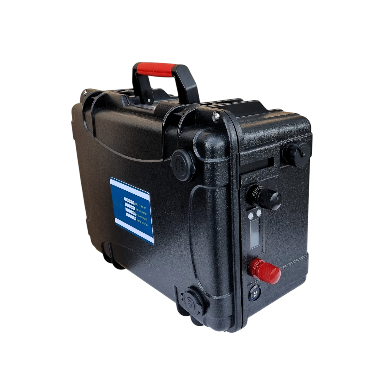 Li-Ion NMC nešiojamas lauko akumuliatorius (60Ah – 48V) su Bluetooth funkcija