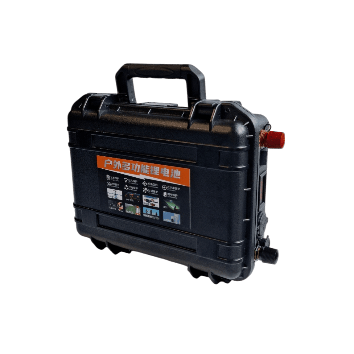 Li-ion NMC nešiojamas lauko akumuliatorius (60Ah – 12V)