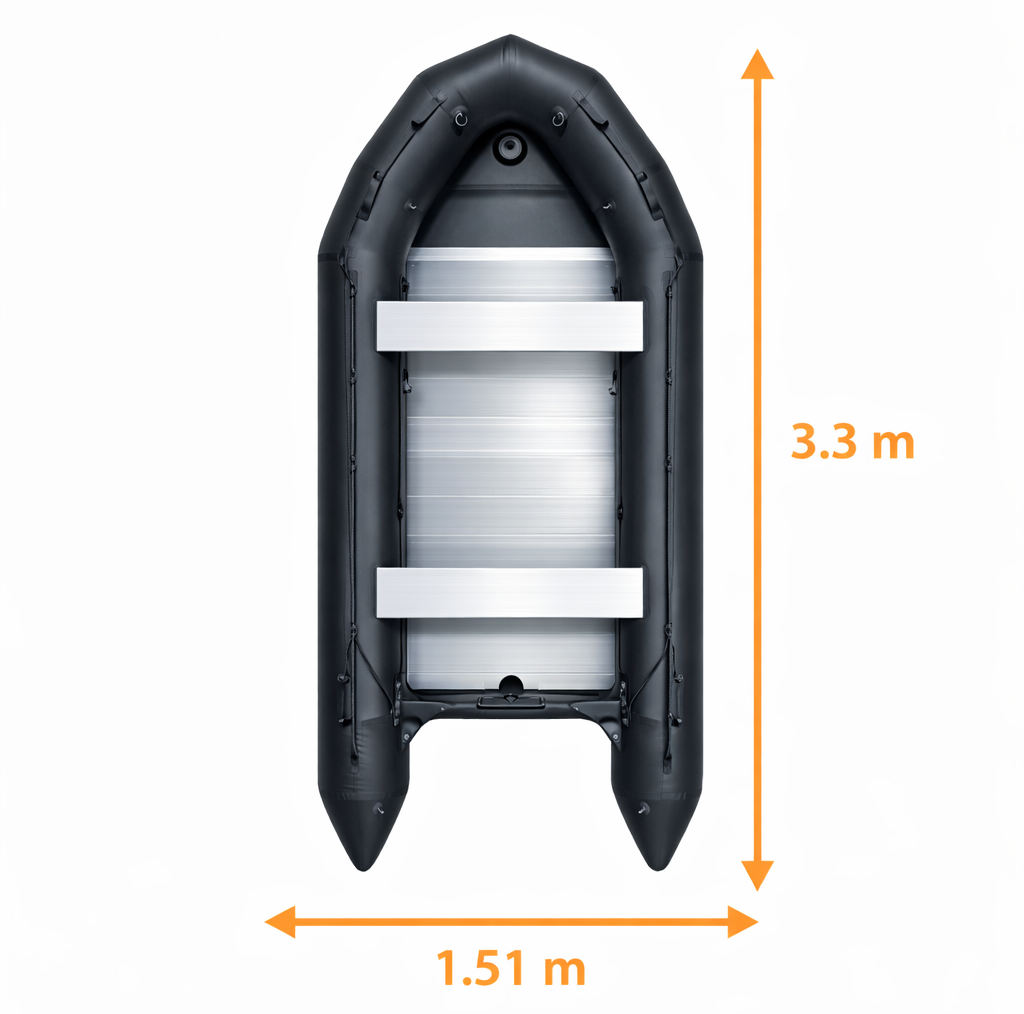 Argo-Evo 330 inflatable boat with aluminum floor, 3.3 m, up to 4 persons