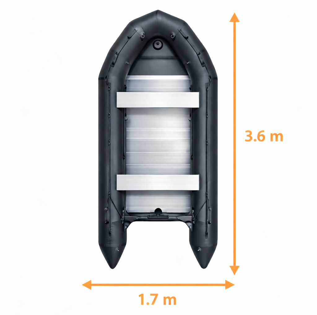 Argo-Evo 360 inflatable boat with aluminum floor, 3.6 m, up to 5 persons