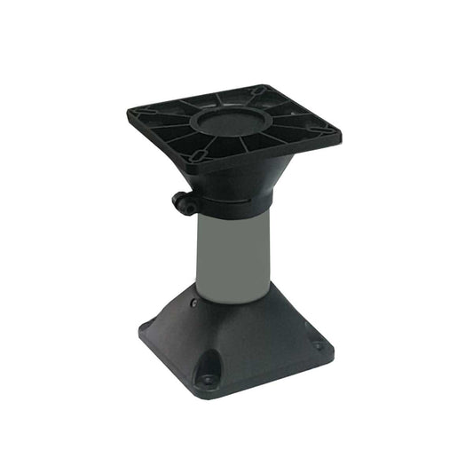 Boat seat pedestal with swivel