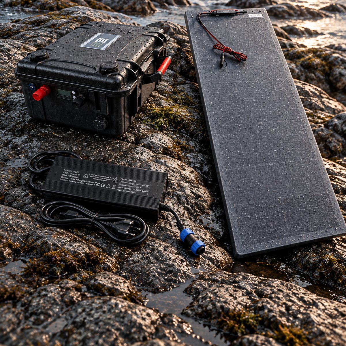 Batteries, Solar Panels and Chargers